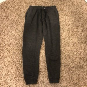 Dark grey jogger sweatpants